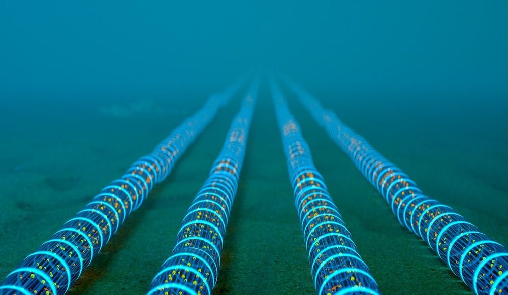 undersea cables illustration