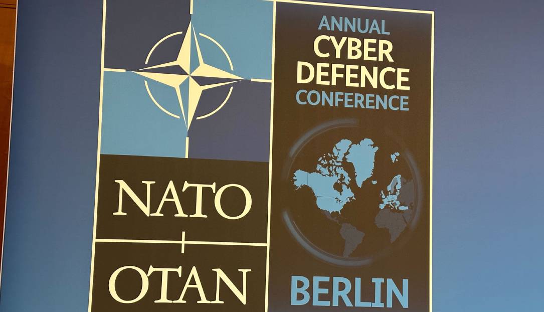 A photo of the NATO Cyber Defense Conference
