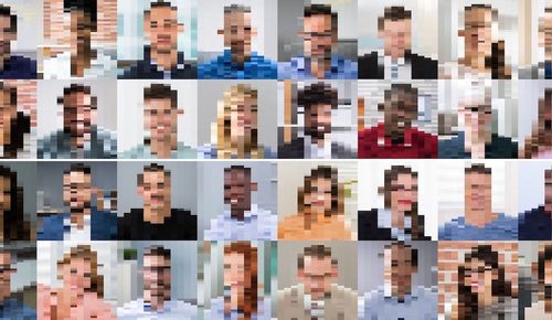 digitized faces