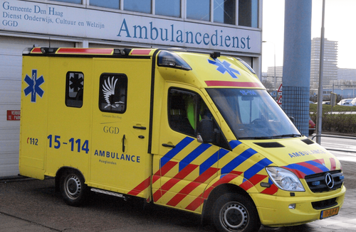 A Dutch ambulance. Image: Alf van Beem