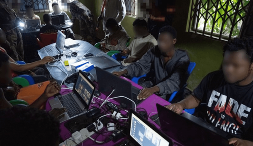 Ghana scam center