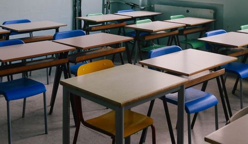 empty classroom