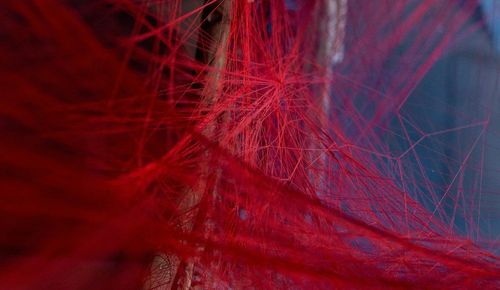 Red silk
