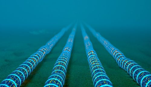 undersea cables illustration