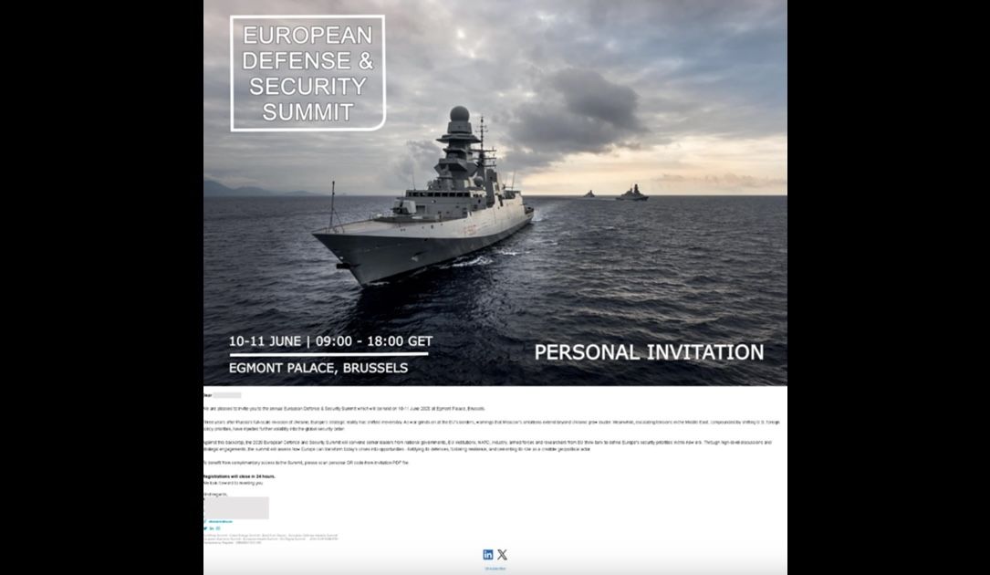Screenshot of phishing lure used by the hacking group known as Void Blizzard or Laundry Bear. Image:  Microsoft